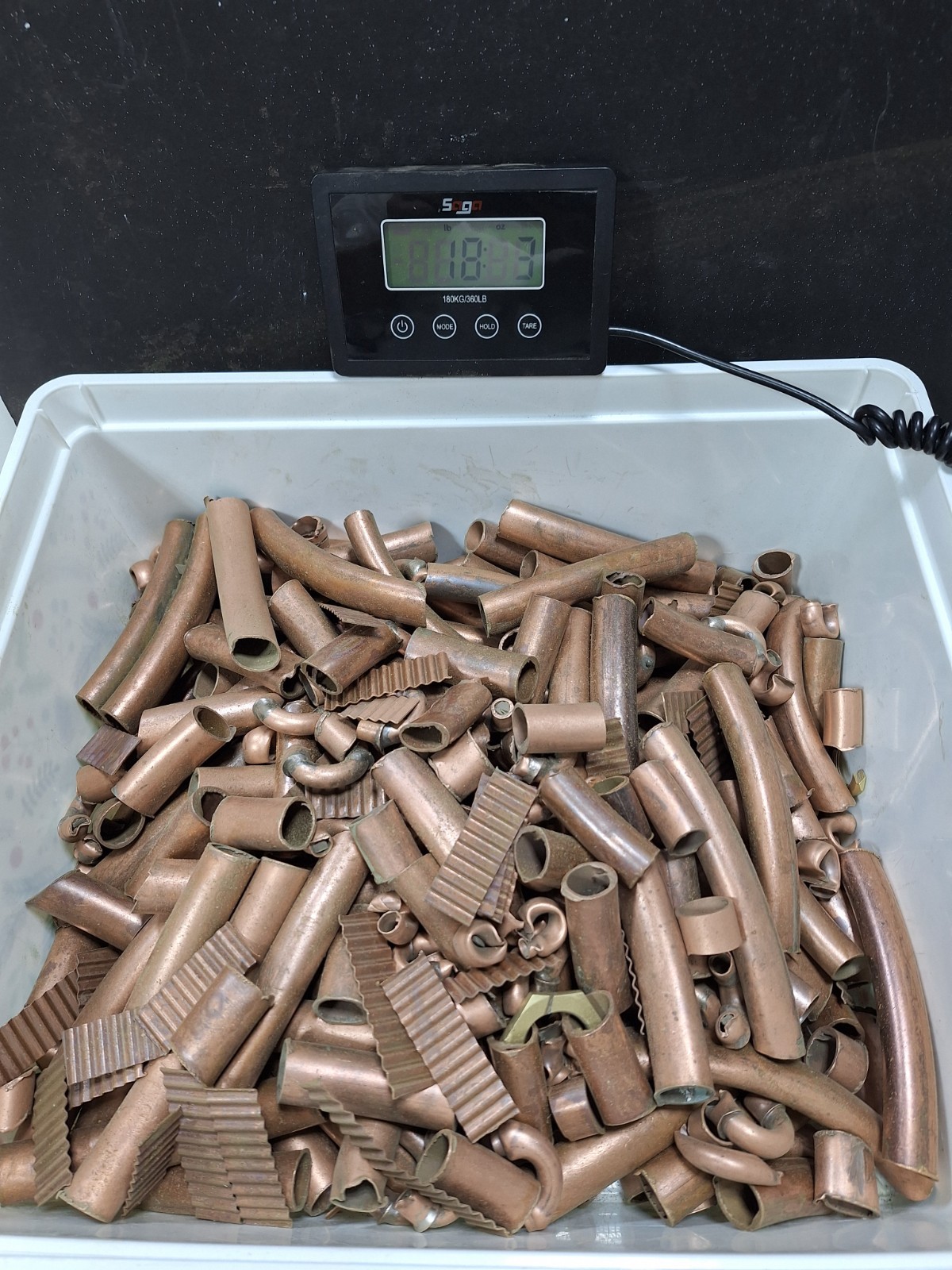 Copper Scrap, Smelting, Art Craft, Casting, Tubing ,Elbow’s Bright Shiny 18 lbs